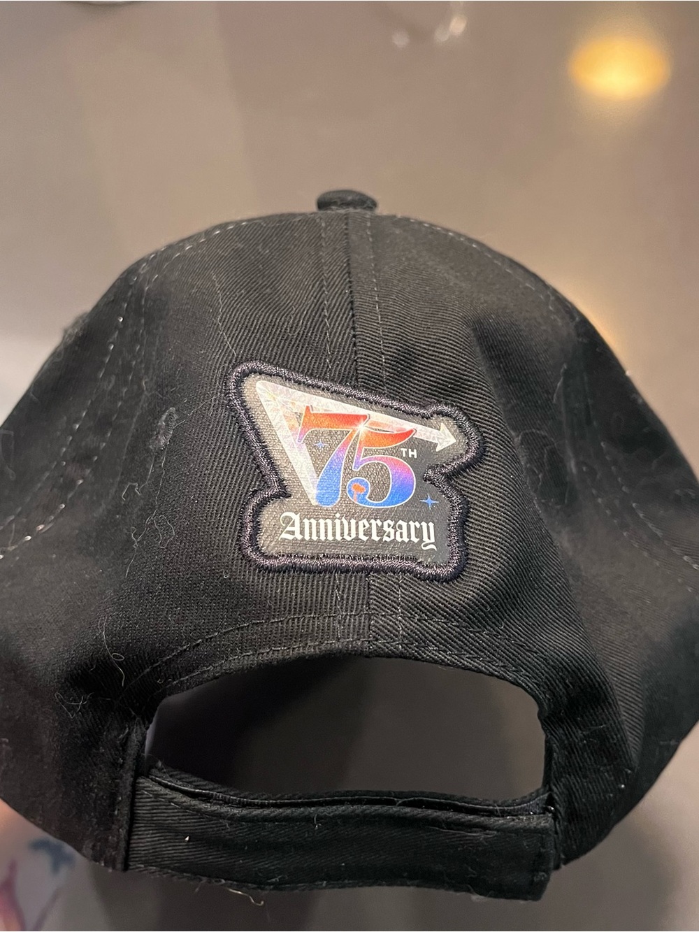 In-N-Out Burger Black Flame Logo Baseball Cap 75th Anniversary Flames Hat Hot - Picture 5 of 6